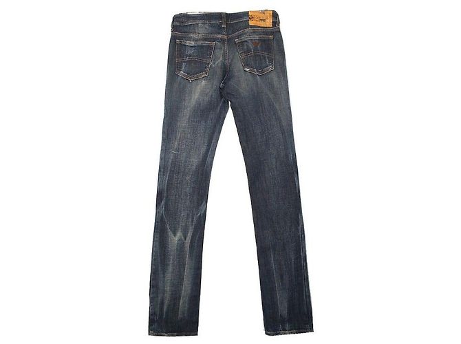 Calça jeans azul desbotada Armani Jeans - vista 2