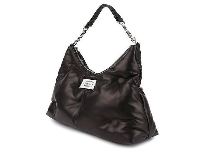 Maison Martin Margiela Borsa hobo media Glam Slam Nero - vista 4