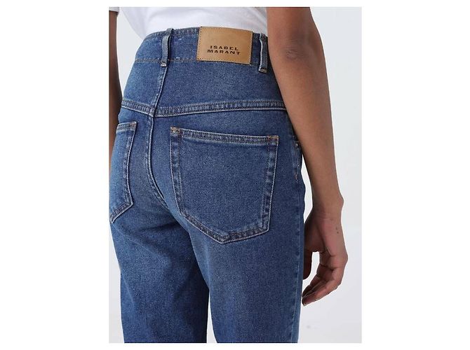 Isabel Marant Slim Denim Hose Blau - Ansicht 6