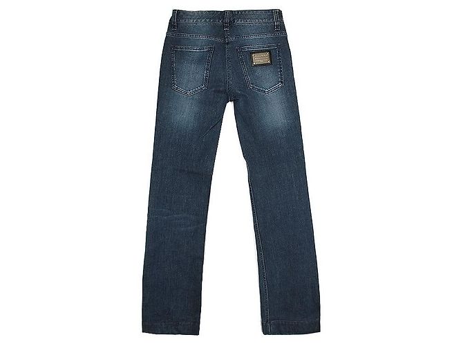 Dolce & Gabbana Pantalones de mezclilla de corte recto Dolce Gabbana Azul - vista 2