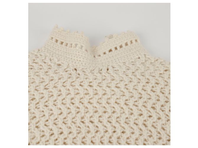 Dior Talla Crochet Knit Blanco - vista 10