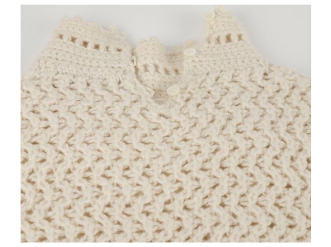 Dior Talla Crochet Knit Blanco - vista 3