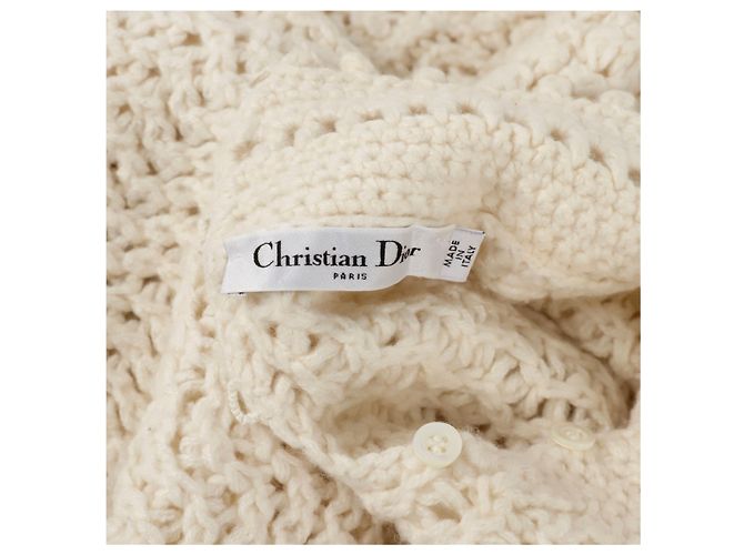 Dior Talla Crochet Knit Blanco - vista 9