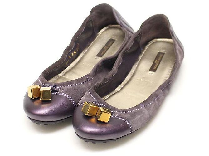 Louis Vuitton Ballerine LV Dice Viola Porpora - vista 3