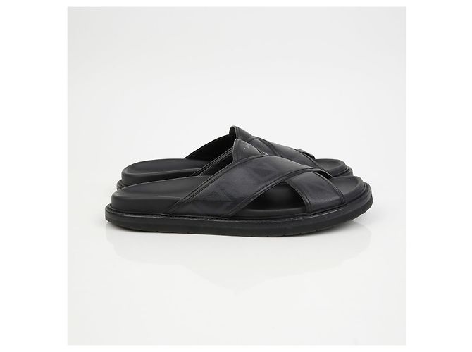 Dior CD Diamond Aqua Sandals size Black - view 3
