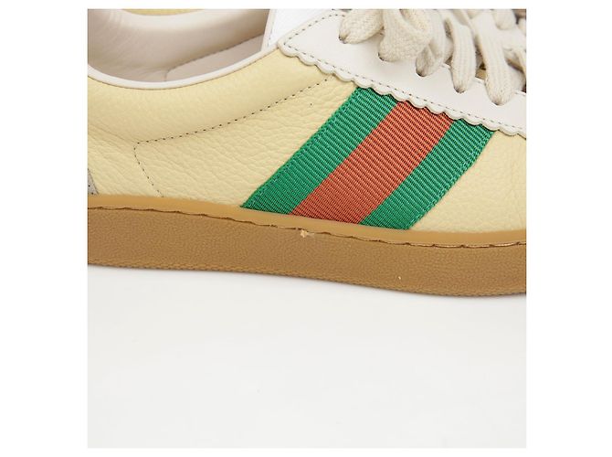 Gucci Sneakers GG Web Detail Giallo - vista 3