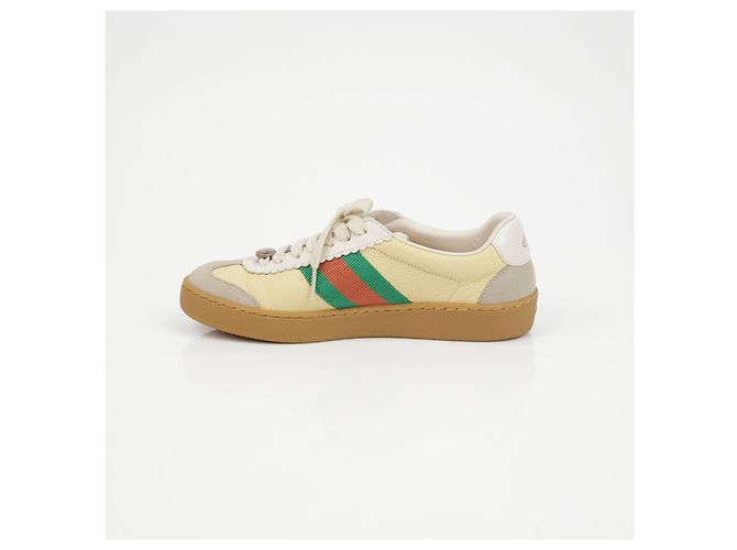 Gucci Sneakers GG Web Detail Giallo - vista 8