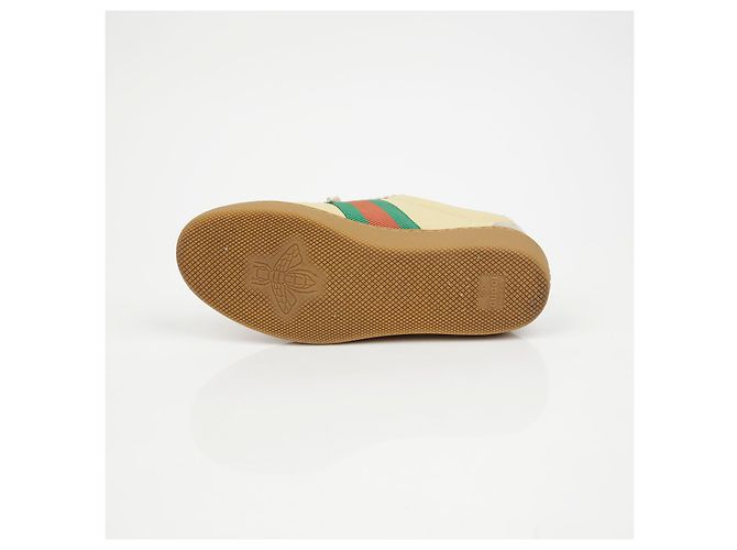 Gucci Sneakers GG Web Detail Giallo - vista 9