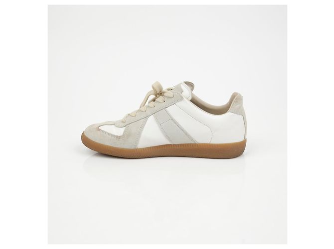 Maison Martin Margiela Sneakers Replica dell'Esercito Tedesco Bianco - vista 14