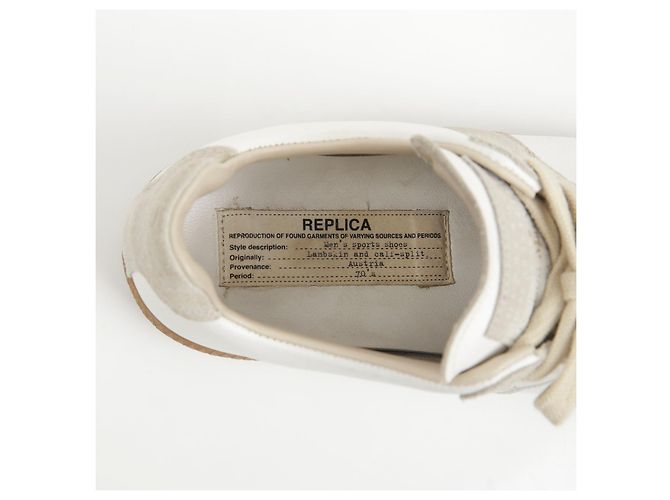Maison Martin Margiela Sneakers Replica dell'Esercito Tedesco Bianco - vista 18