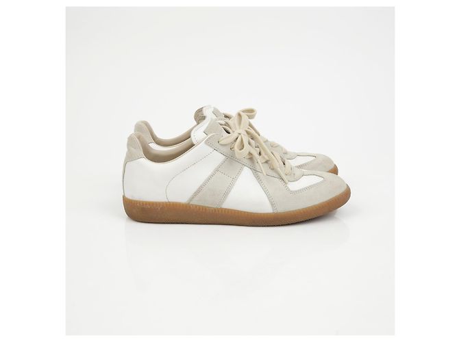 Maison Martin Margiela Sneakers Replica dell'Esercito Tedesco Bianco - vista 2