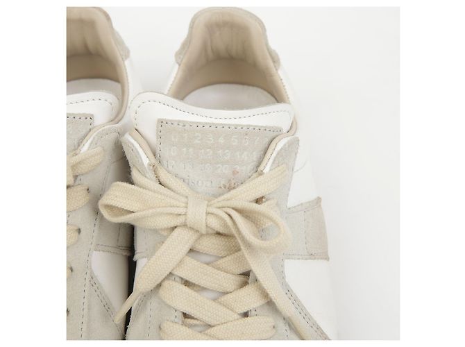 Maison Martin Margiela Sneakers Replica dell'Esercito Tedesco Bianco - vista 6