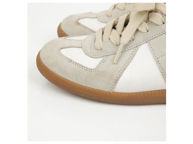 Maison Martin Margiela Sneakers Replica dell'Esercito Tedesco Bianco - vista 8