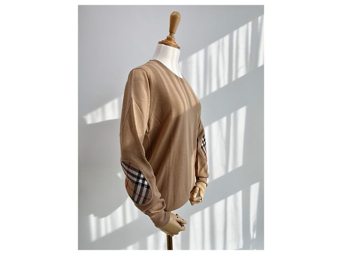 Burberry Suéter de malha de lã Marrom - vista 7