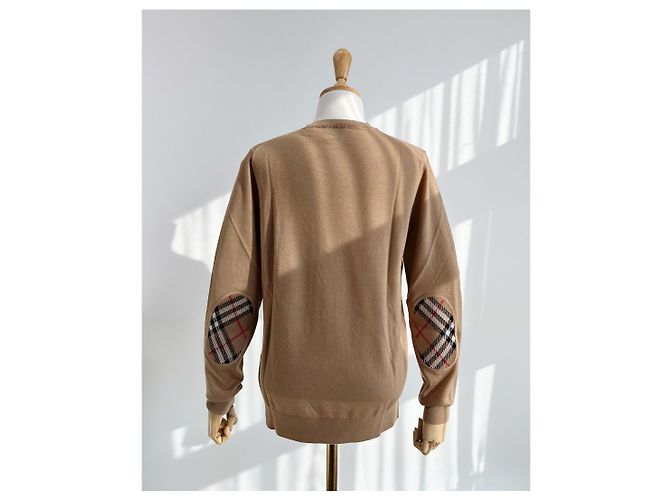 Burberry Suéter de malha de lã Marrom - vista 8