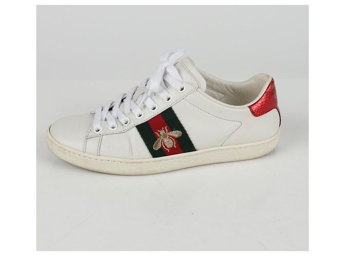 Gucci Ace Sneakers Bianco - vista 4