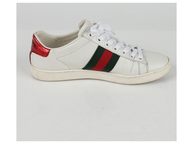 Gucci Ace Sneakers Bianco - vista 5