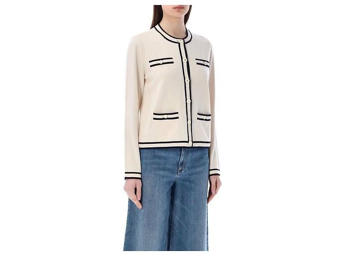 Tory Burch Cárdigan Castaño - vista 4