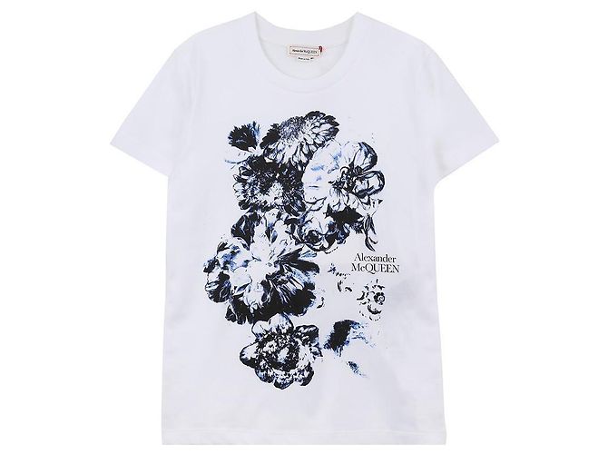 Alexander Mcqueen Engeschnittenes T-Shirt Weiß - Ansicht 3