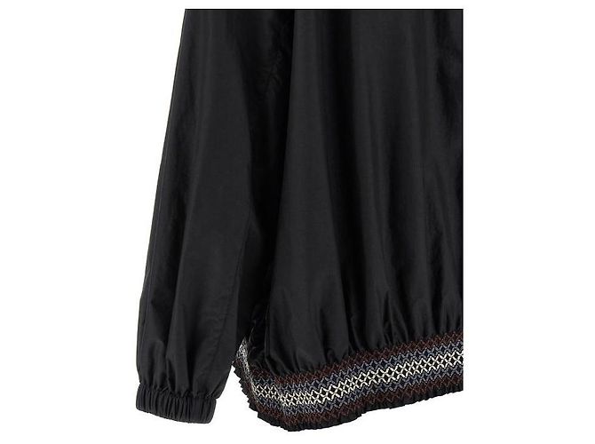 Moncler Giacca con cappuccio Samedans Nero - vista 7