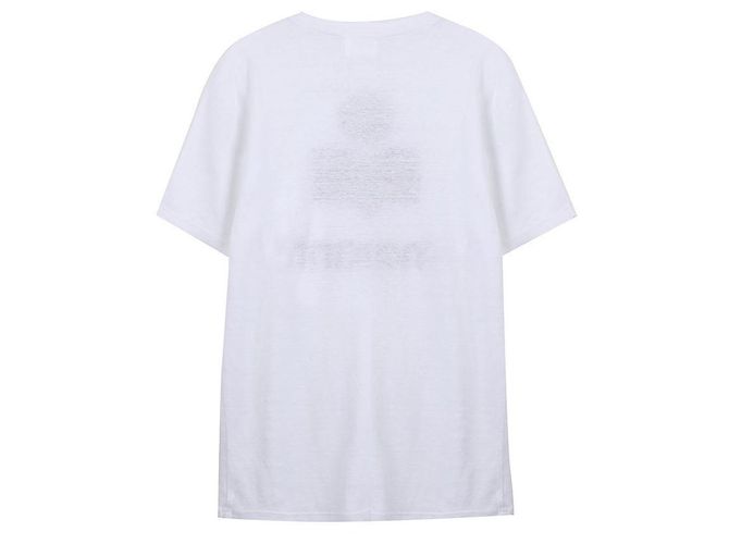 Isabel Marant Logo T-Shirt für Damen Weiß - Ansicht 4
