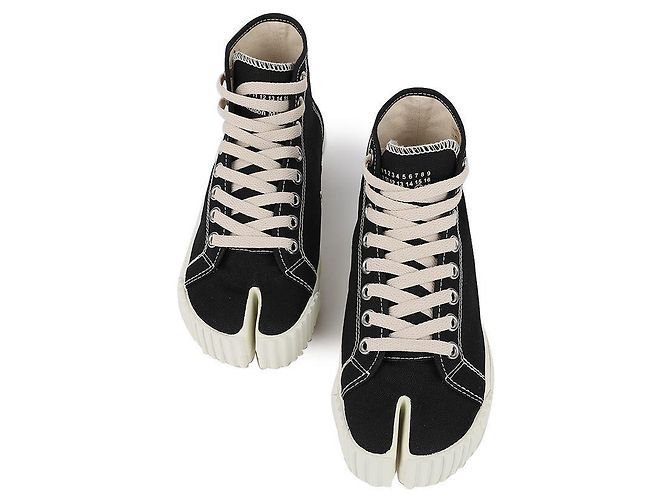 Maison Martin Margiela Sneakers alte Tabi per donne Nero - vista 4