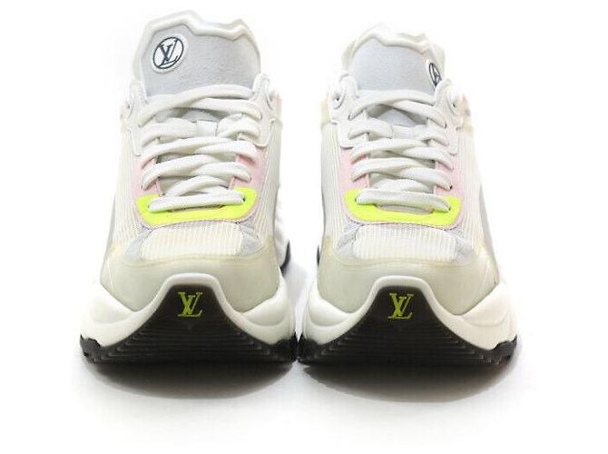 Louis Vuitton Sneakers Run Gray Marrone - vista 2