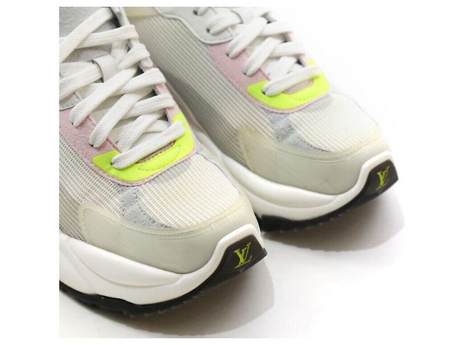 Louis Vuitton Sneakers Run Gray Marrone - vista 6