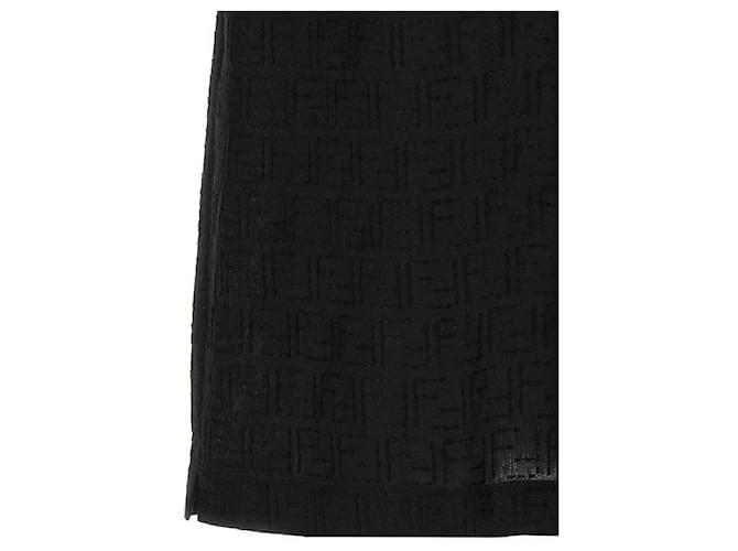 Fendi Leinenhemd Schwarz - Ansicht 7