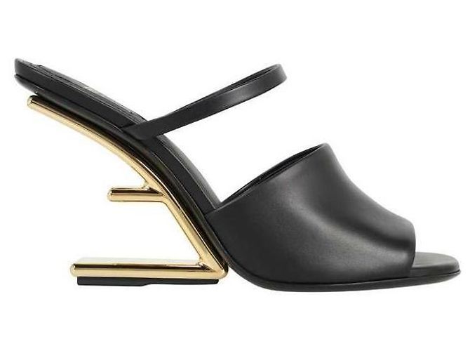 Fendi Sandali con tacco alto Nero - vista 4
