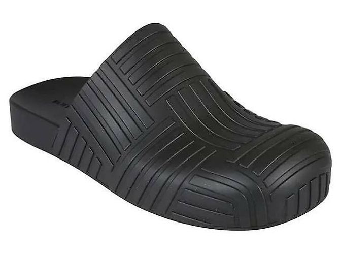 Bottega Veneta Intrecciato Pattern Rubber Clog Black - view 6