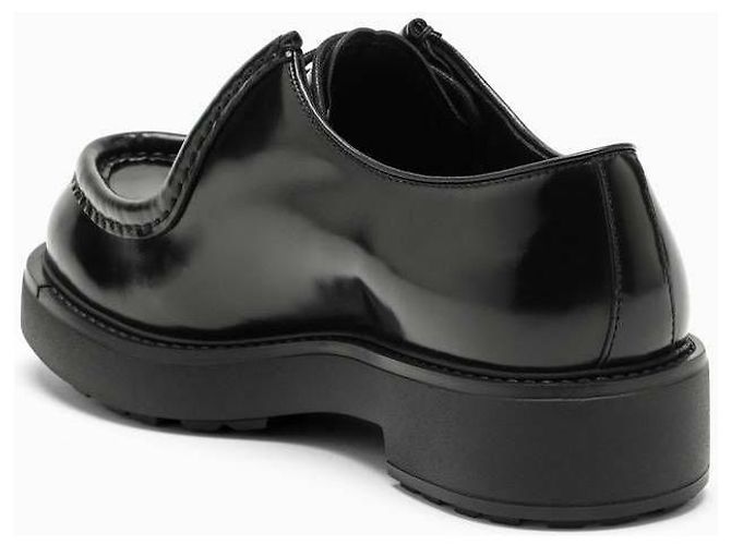 Prada Scarpe stringate in pelle spazzolata opaca - vista 6
