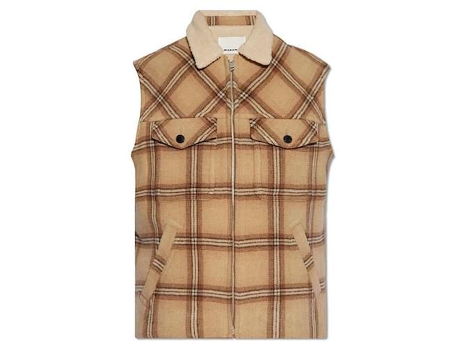 Isabel Marant Karo-Weste Braun - Ansicht 4