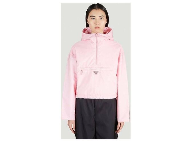 Prada Re-Nylon Bomberjacke Pink - Ansicht 4
