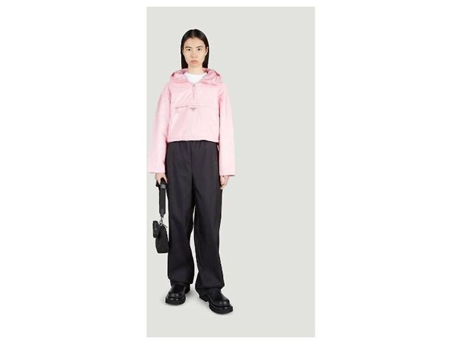 Prada Re-Nylon Bomberjacke Pink - Ansicht 6