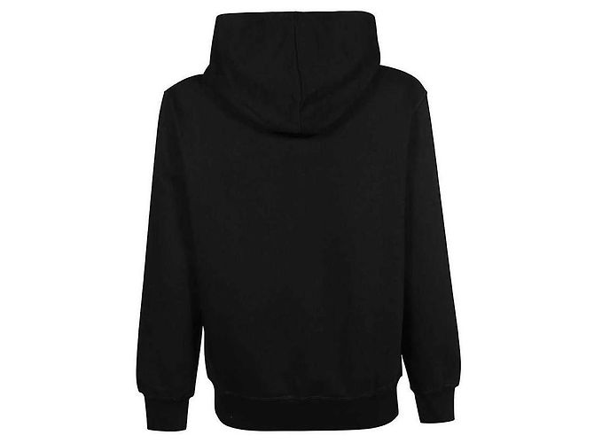Alexander Mcqueen Moletom com capuz Graffiti Preto - vista 5