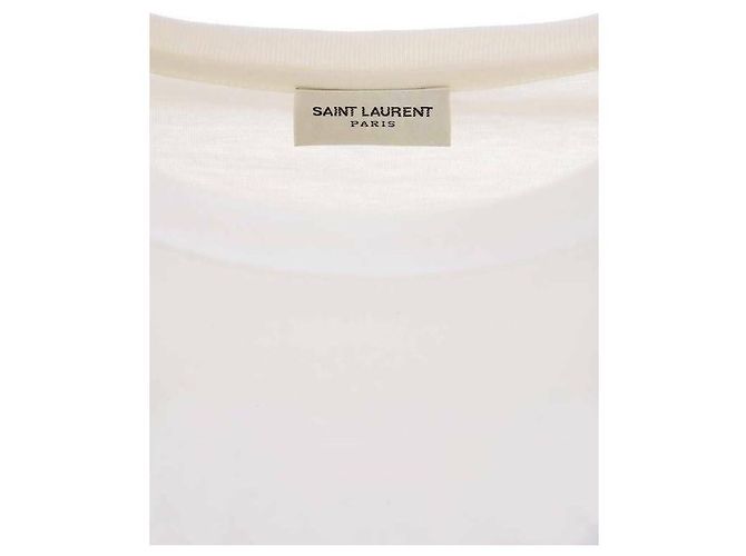 Saint Laurent T-Shirt mit umgekehrtem Logo - Ansicht 6
