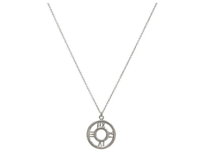 Tiffany & Co Collana Atlas Circle in argento - vista 2