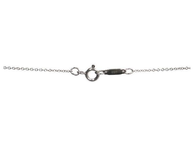 Tiffany & Co Silberne Halskette mit Herzanhänger und Beschriftung - Ansicht 4