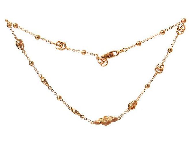 Gucci Bracciale Flora in oro rosa e diamanti D'oro - vista 3