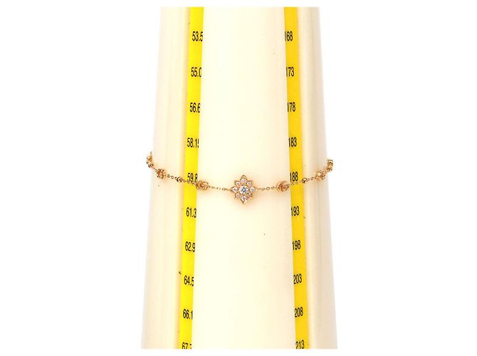 Gucci Bracciale Flora in oro rosa e diamanti D'oro - vista 4