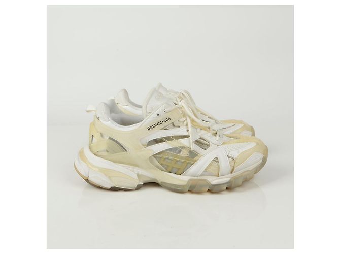 Balenciaga Baskets Open Track Taille Blanc - vue 5