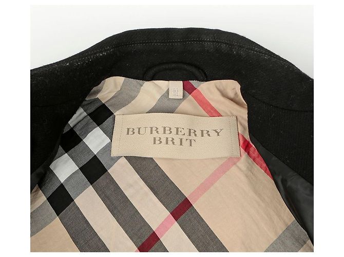 Burberry Brideline Mantel Größe Schwarz - Ansicht 4
