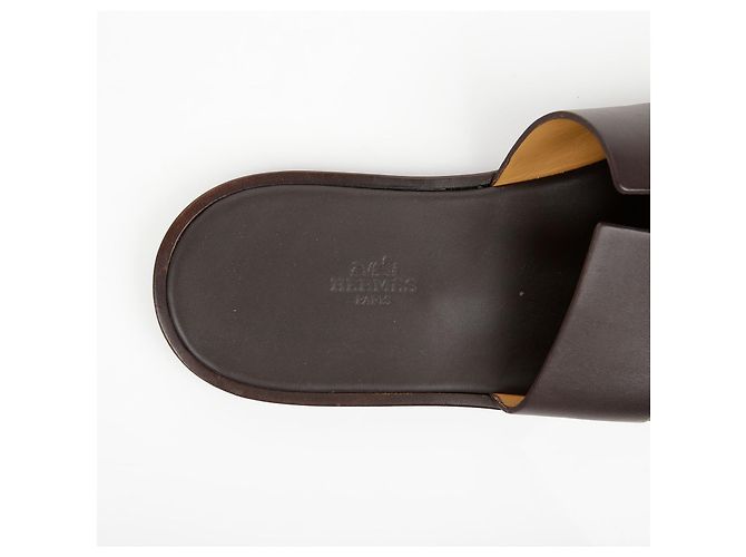 Hermès Infradito Izmir Marrone - vista 10