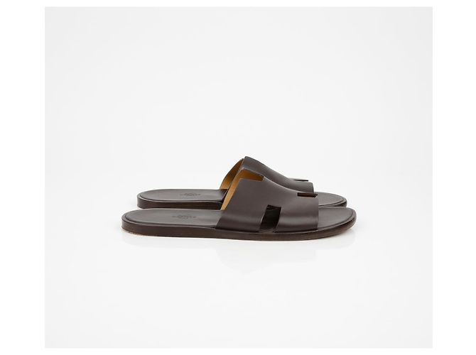 Hermès Infradito Izmir Marrone - vista 3