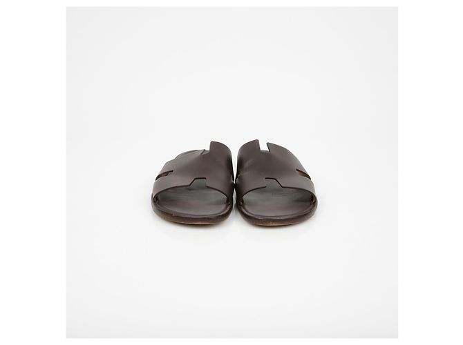 Hermès Infradito Izmir Marrone - vista 4