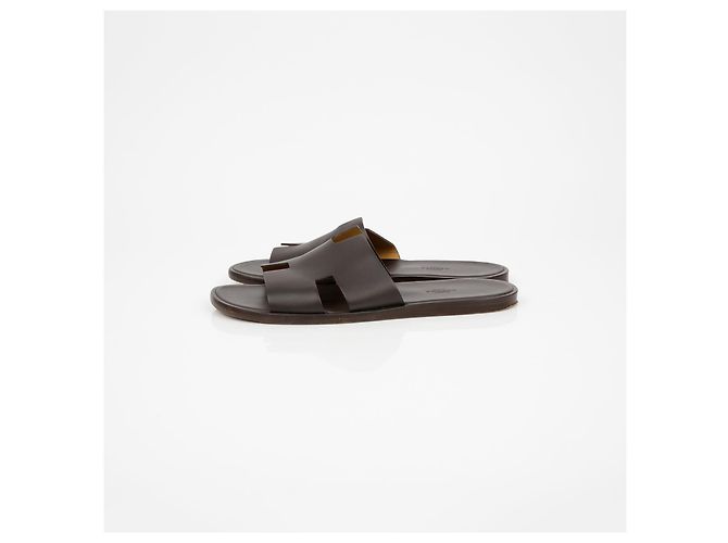Hermès Infradito Izmir Marrone - vista 5