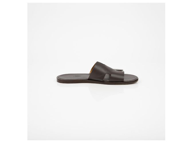 Hermès Infradito Izmir Marrone - vista 7