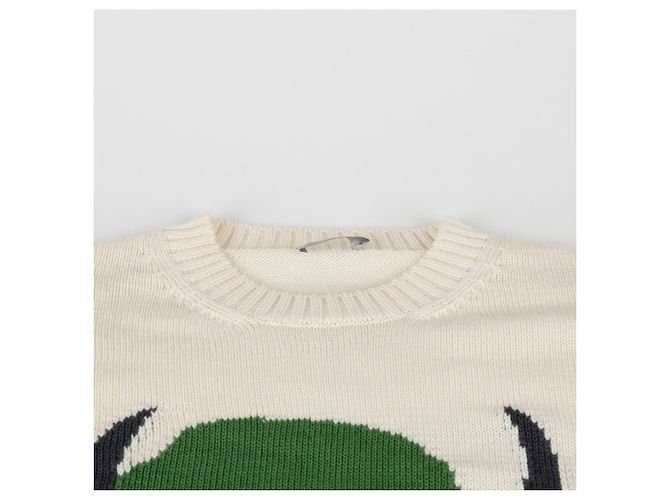 Dior Größe aus Ecru-Wollstrick Cactus Jack Weiß - Ansicht 4