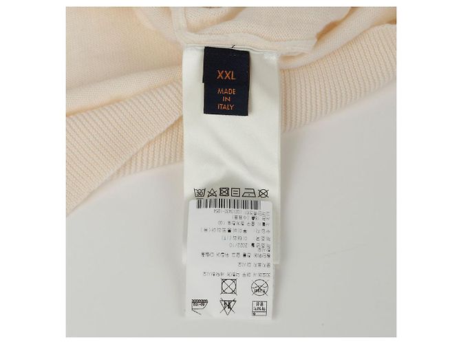 Louis Vuitton XXL Größe Tussle Intarsia Strick Weiß - Ansicht 9